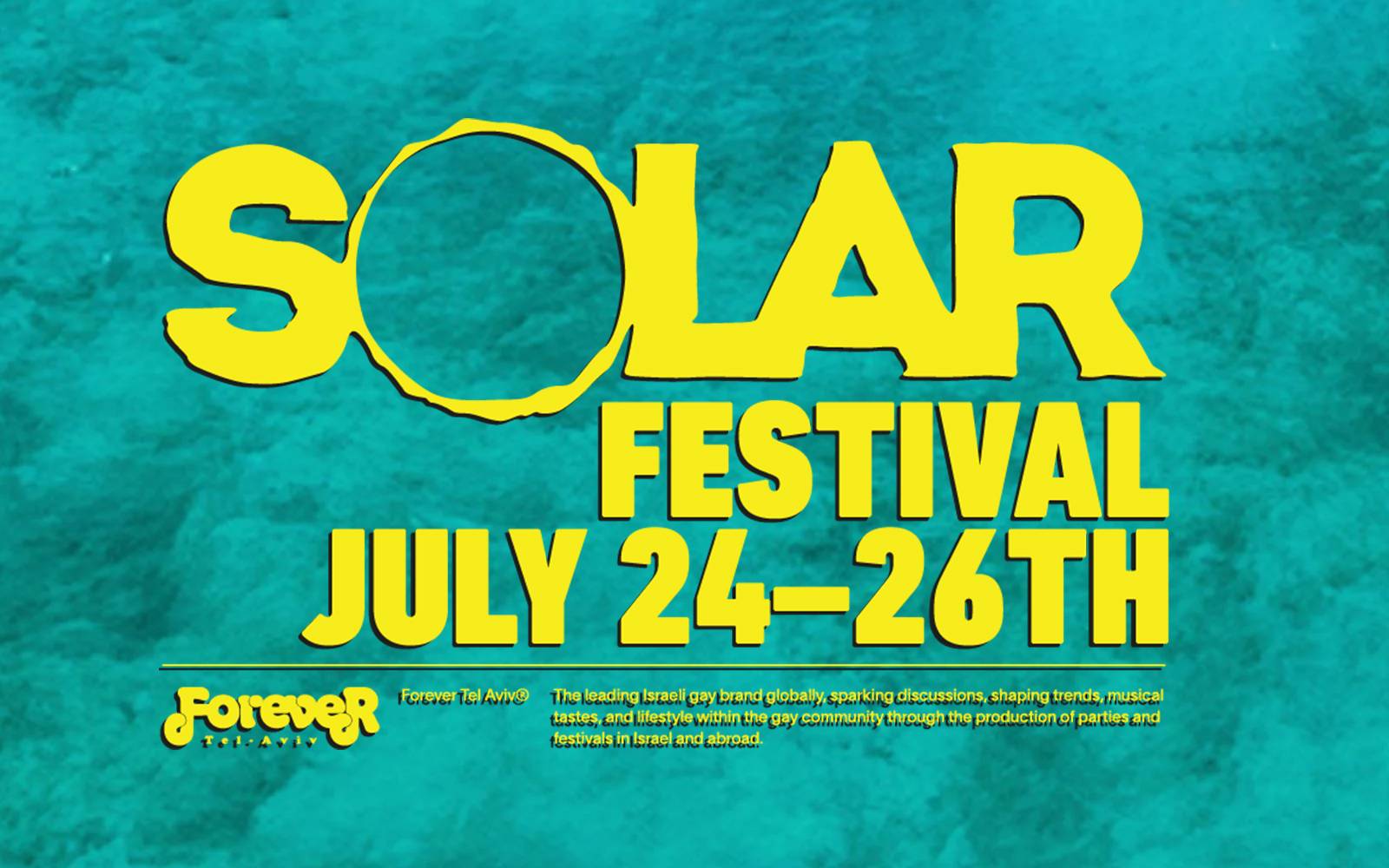SOLAR FESTIVAL | 24-26 JULY