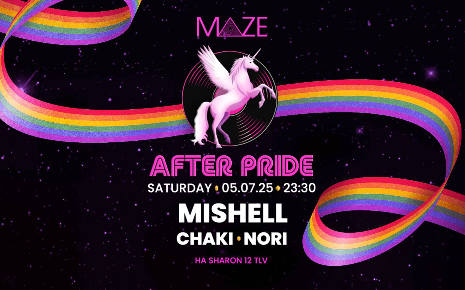 Official After Pride Week At Maze w/MISHELL - Saturday 05.07.25