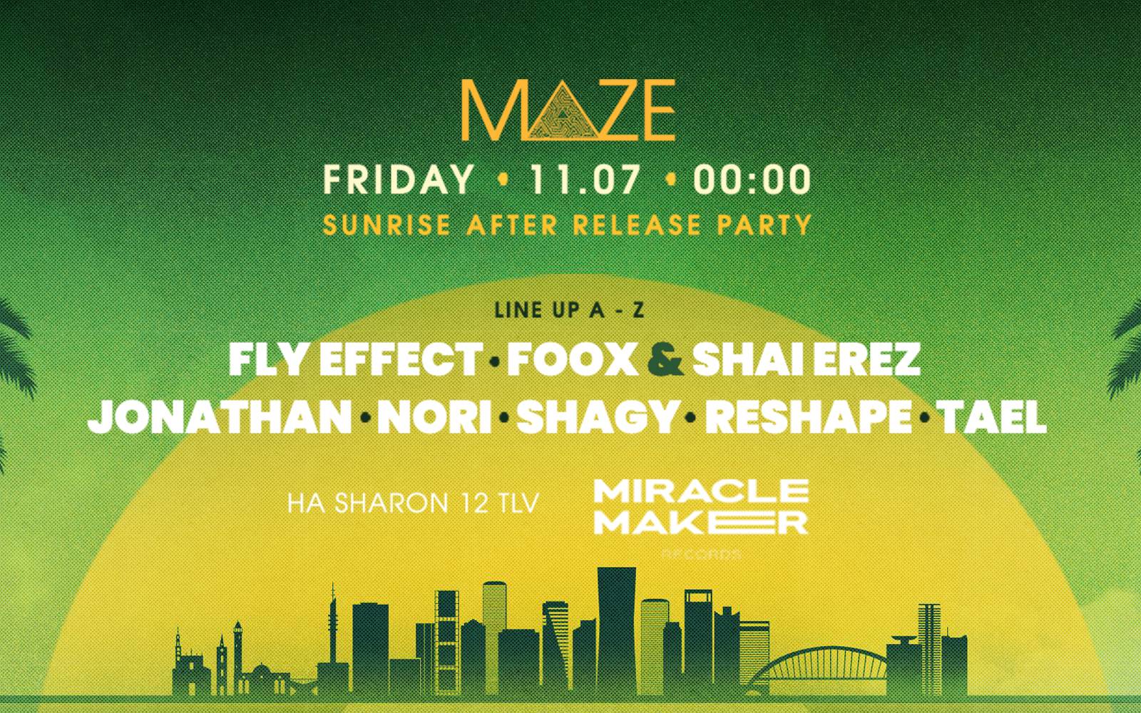 Miracle Maker At Maze Club Friday -