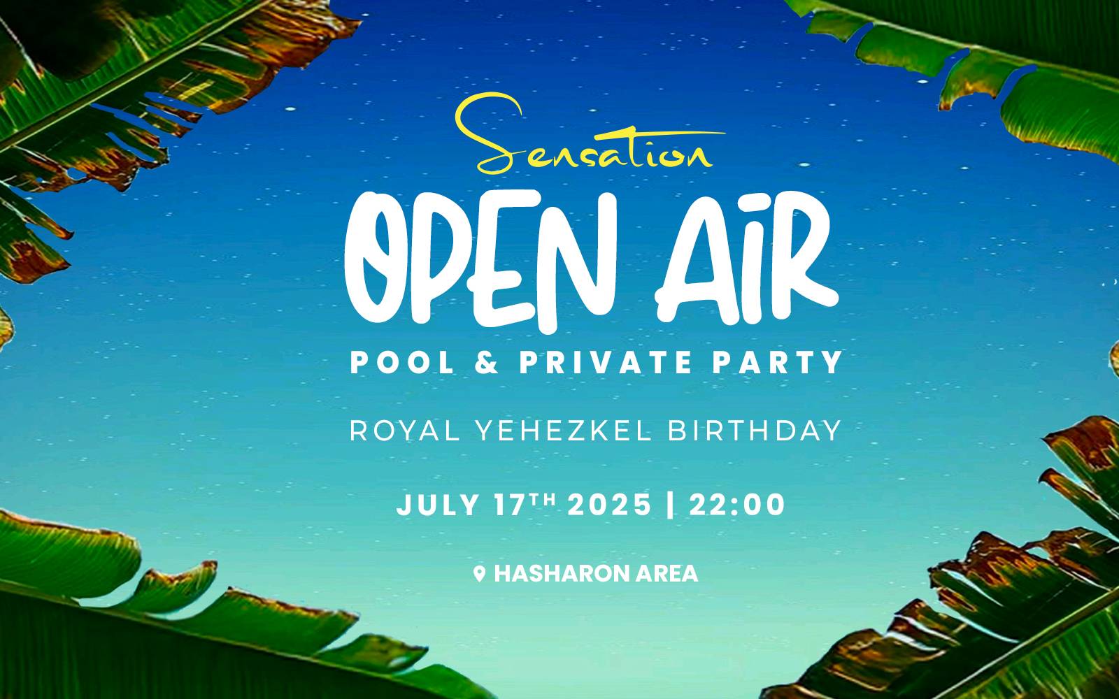 SENSATION OPEN AIR ALL NIGHT HASHARO