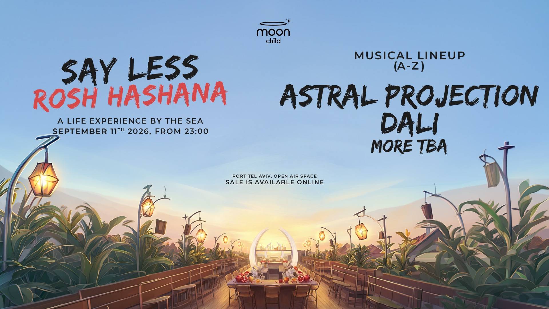 ROSH HASHANA • FRIDAY OPEN AIR