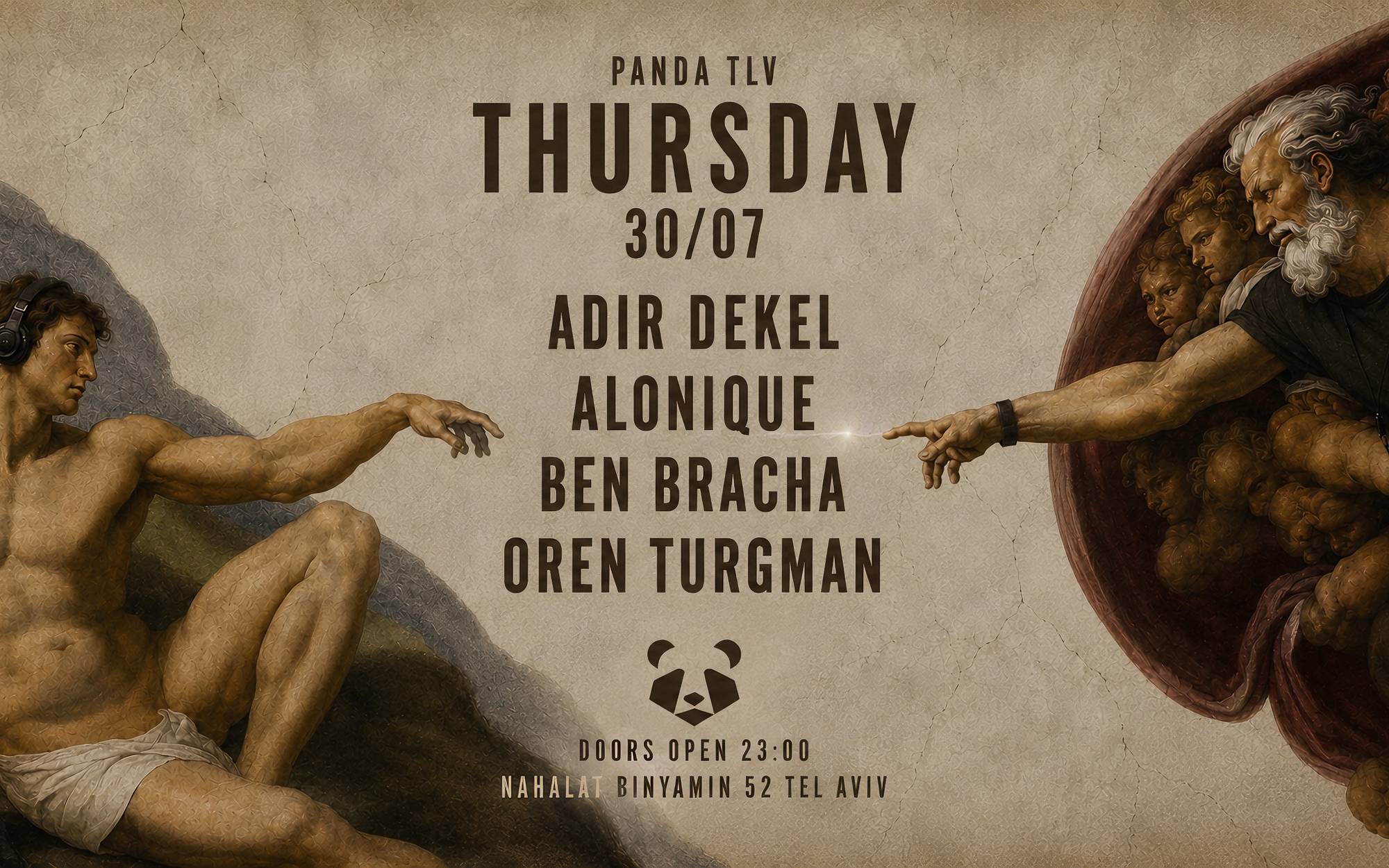 30/07 |THURSDAY | PANDA TLV