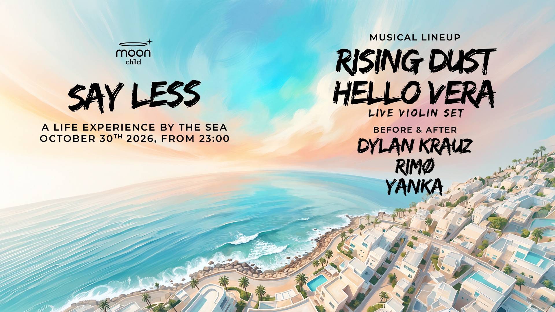RISING DUST x HELLO VERA • FRIDAY OPEN AIR